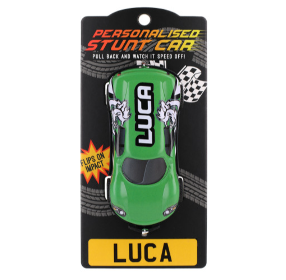 Personalised Toy Car - Names starting with K-Q