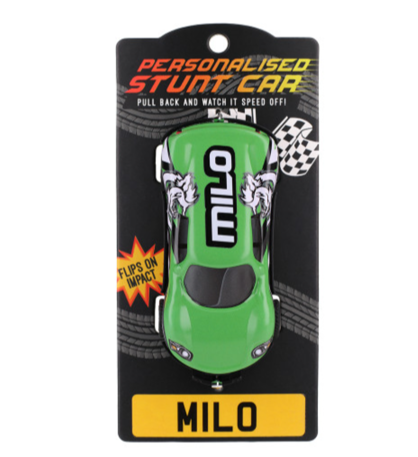 Personalised Toy Car - Names starting with K-Q