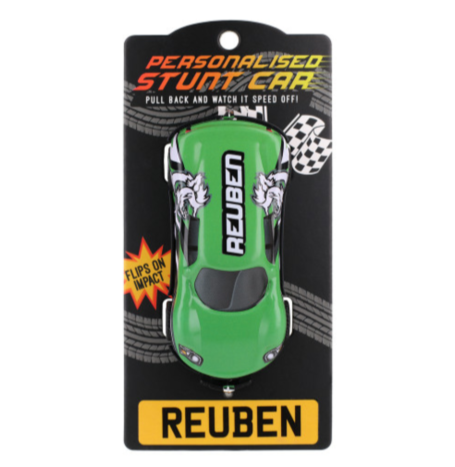 Personalised Toy Car - Names starting with R-Z