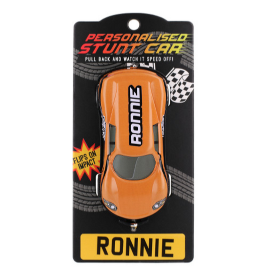 Personalised Toy Car - Names starting with R-Z