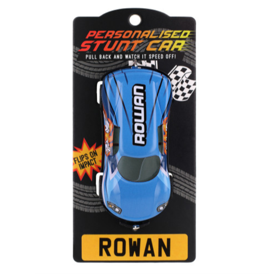 Personalised Toy Car - Names starting with R-Z