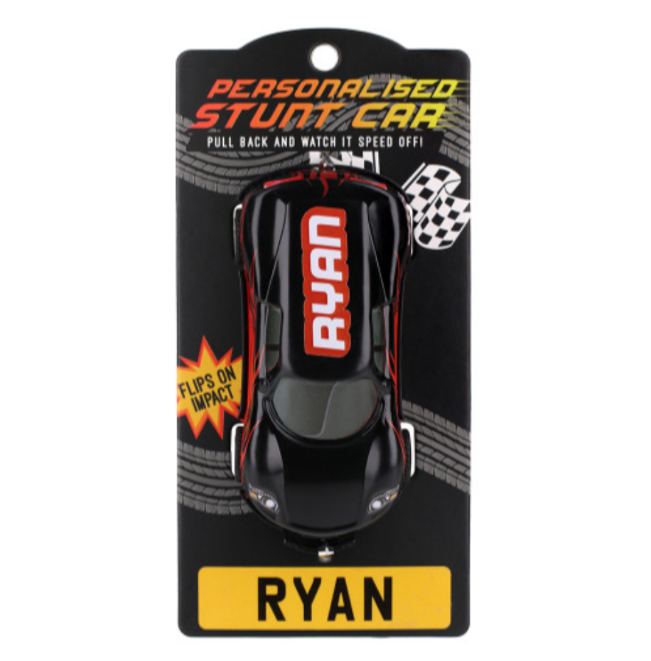Personalised Toy Car - Names starting with R-Z