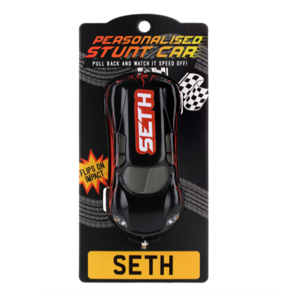 Personalised Toy Car - Names starting with R-Z