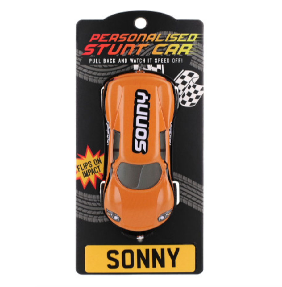 Personalised Toy Car - Names starting with R-Z