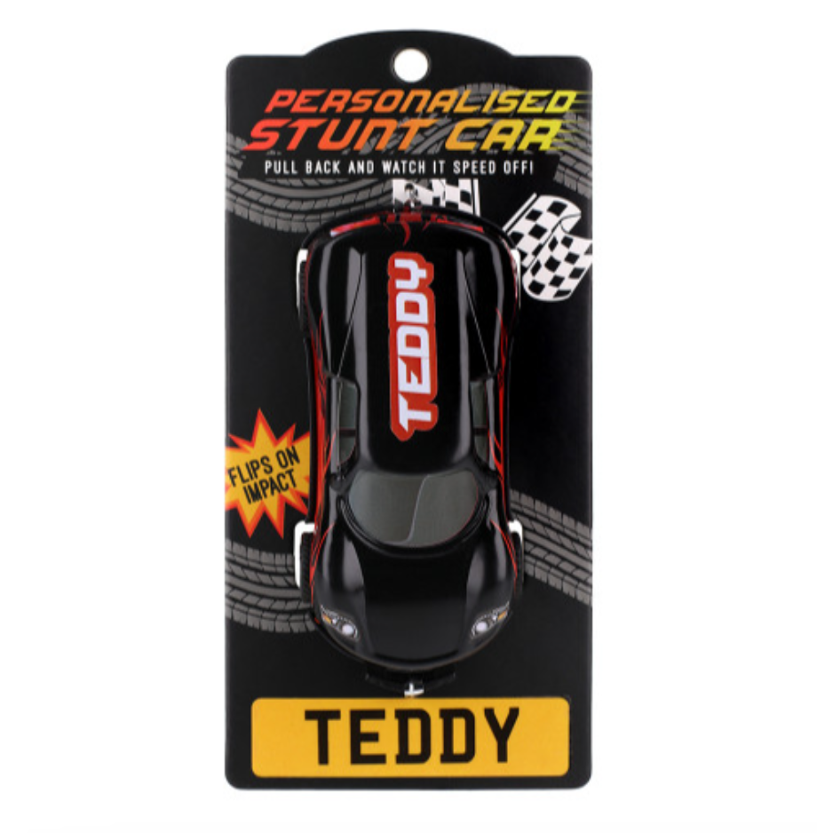 Personalised Toy Car - Names starting with R-Z