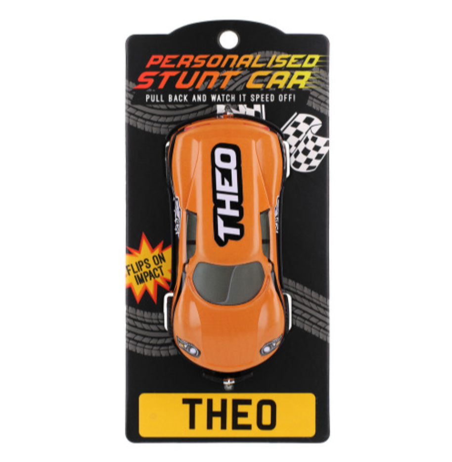 Personalised Toy Car - Names starting with R-Z