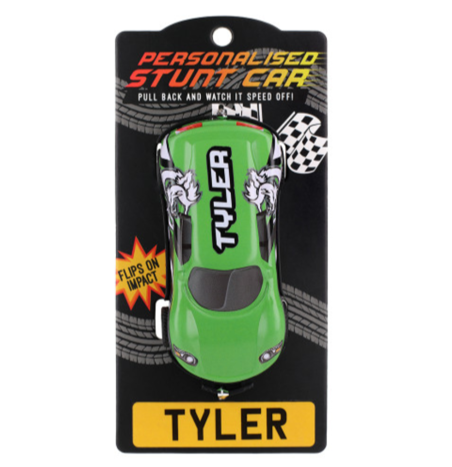 Personalised Toy Car - Names starting with R-Z