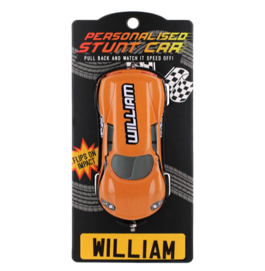 Personalised Toy Car - Names starting with R-Z