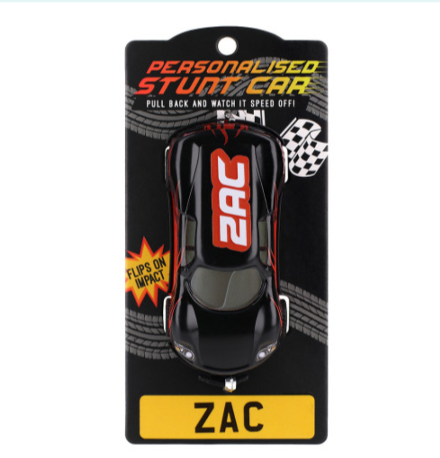 Personalised Toy Car - Names starting with R-Z