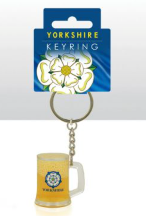 Mini Tankard Keyring - Yorkshire