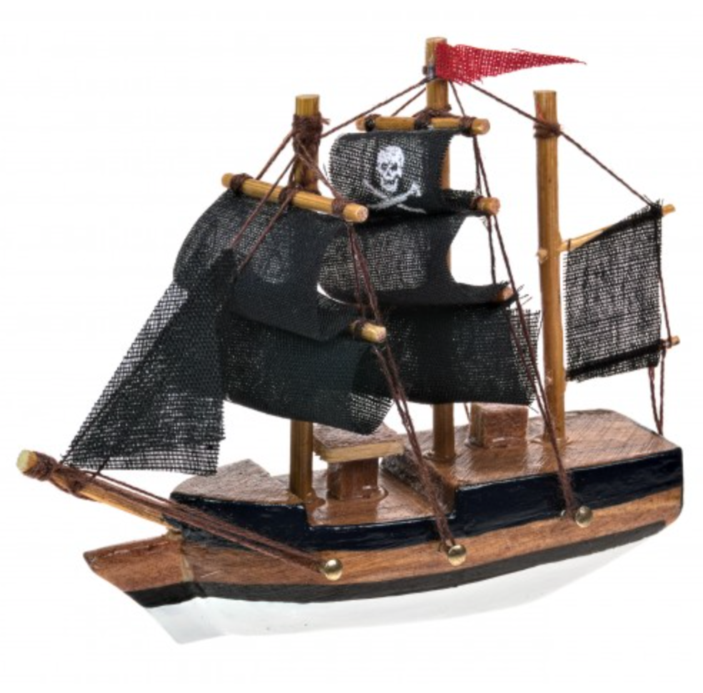 Pirate Ship Model - 10cm