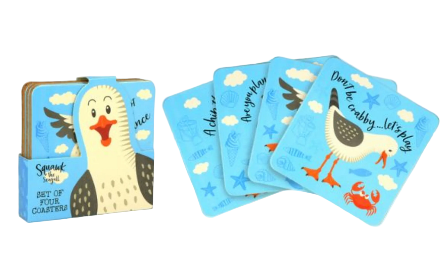 Squawk the Seagull Coasters