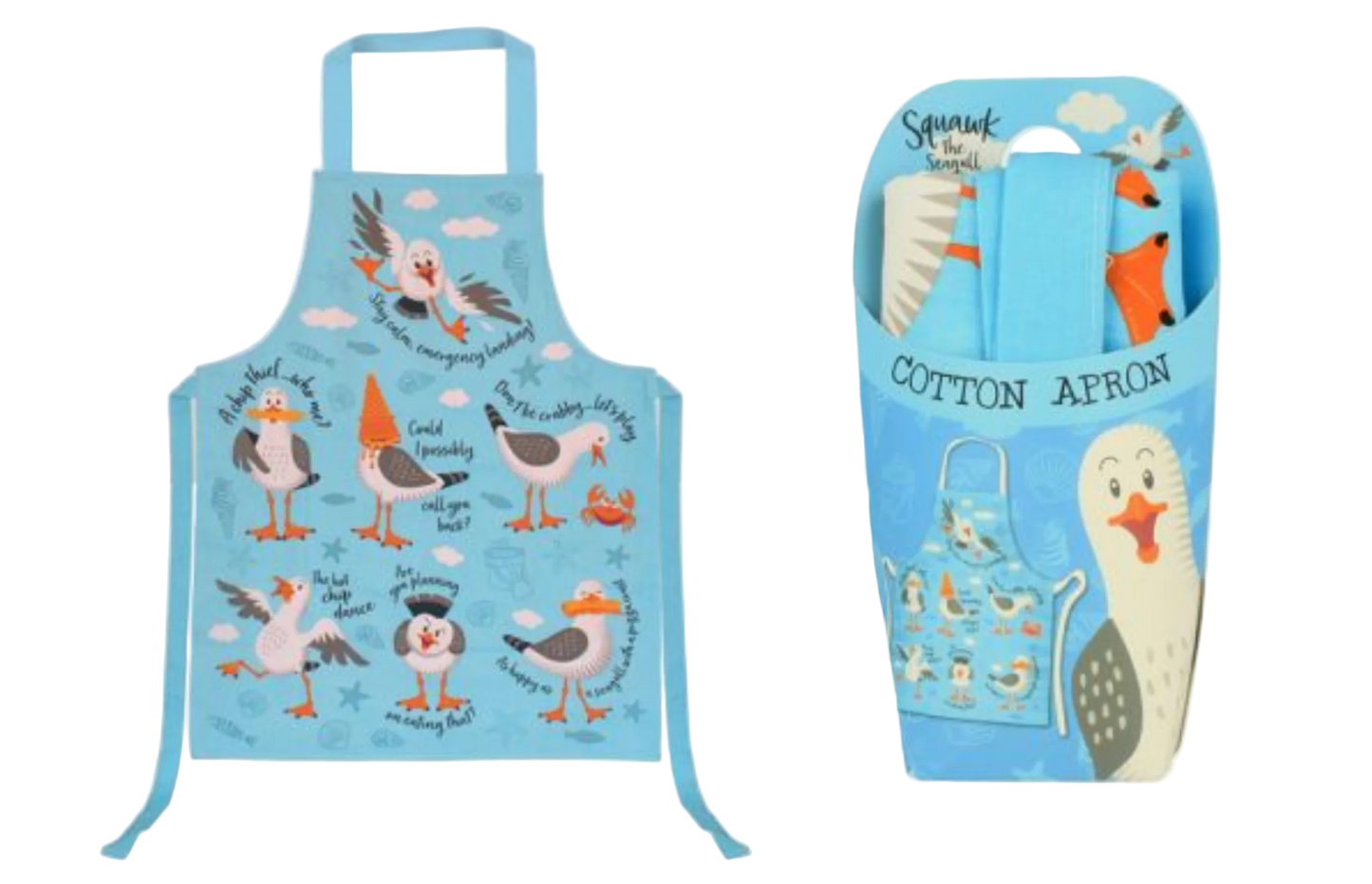 Squawk the Seagull Apron