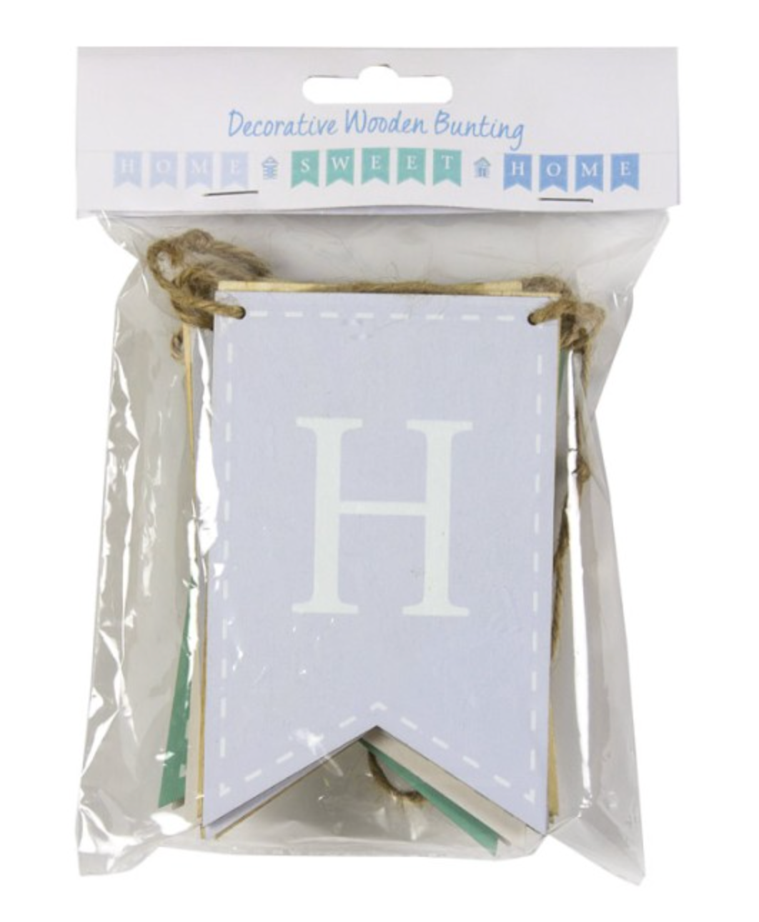 Wooden "Home Sweet Home" Bunting, 180cm