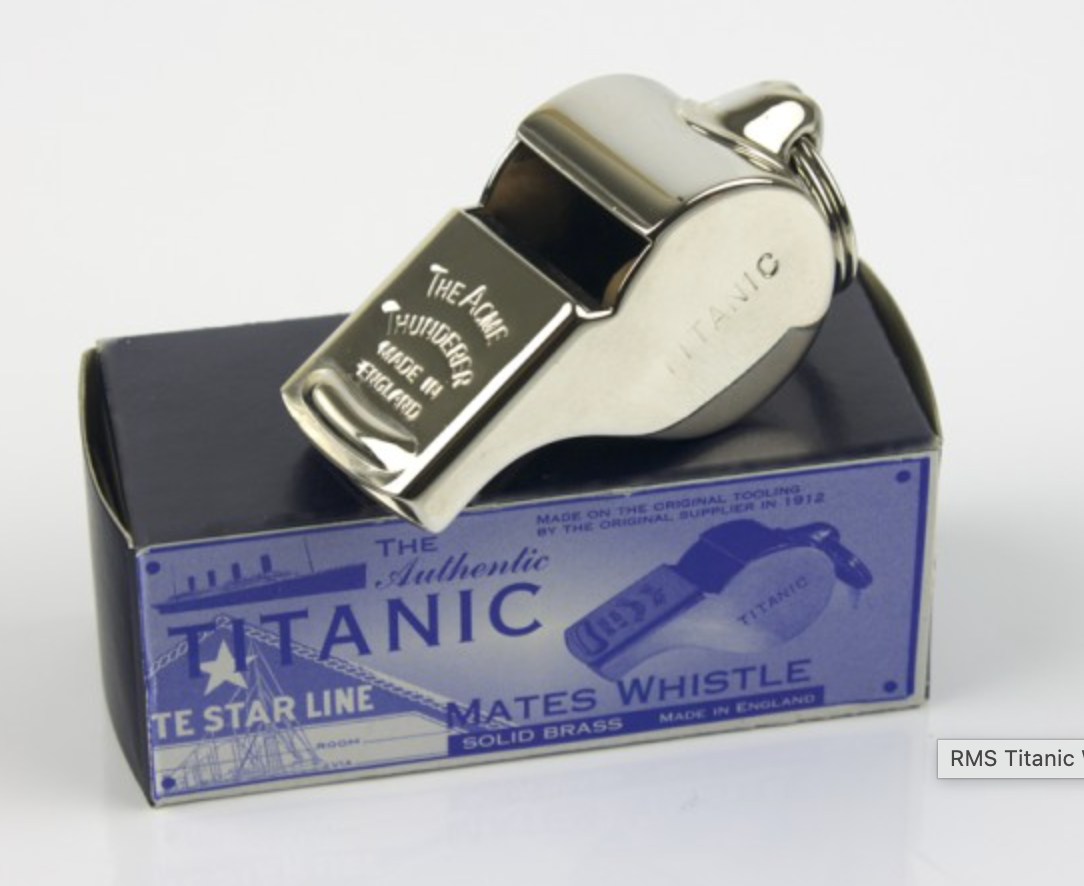 RMS Titanic Whistle (Certified Replica)