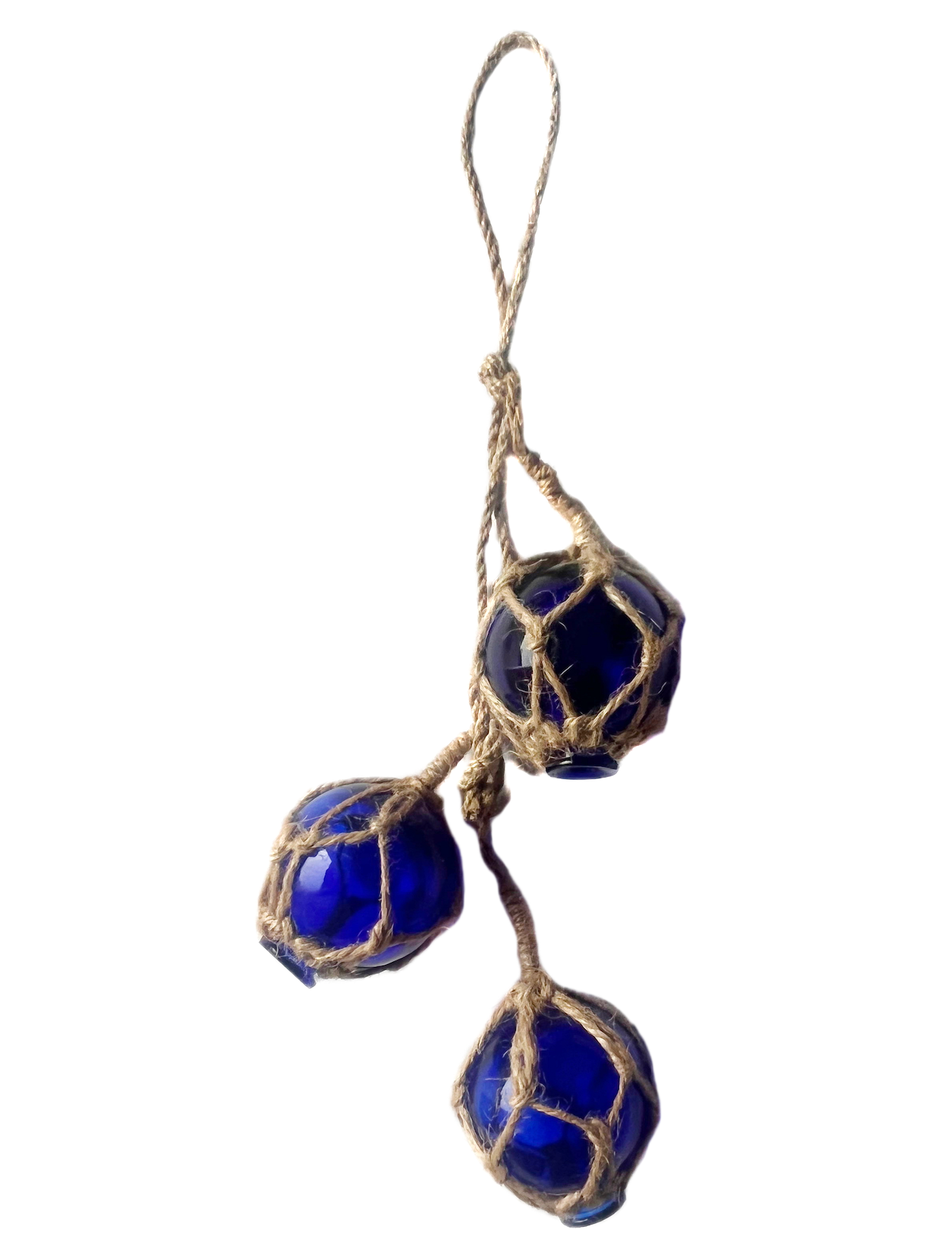 Floats on a Rope - Glass Buoy Triple
