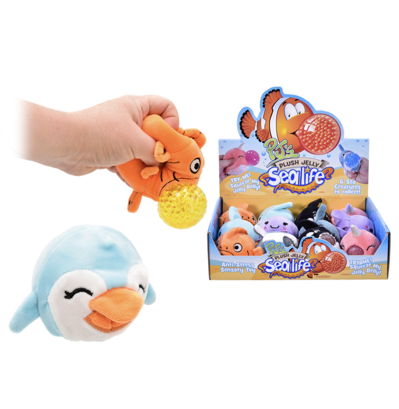 Sealife Plush Jelly Squeezer