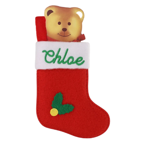 Personalised Mini Christmas Stocking - Names A-D