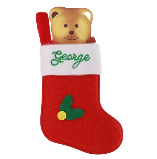 Personalised Mini Christmas Stocking - Names E-G