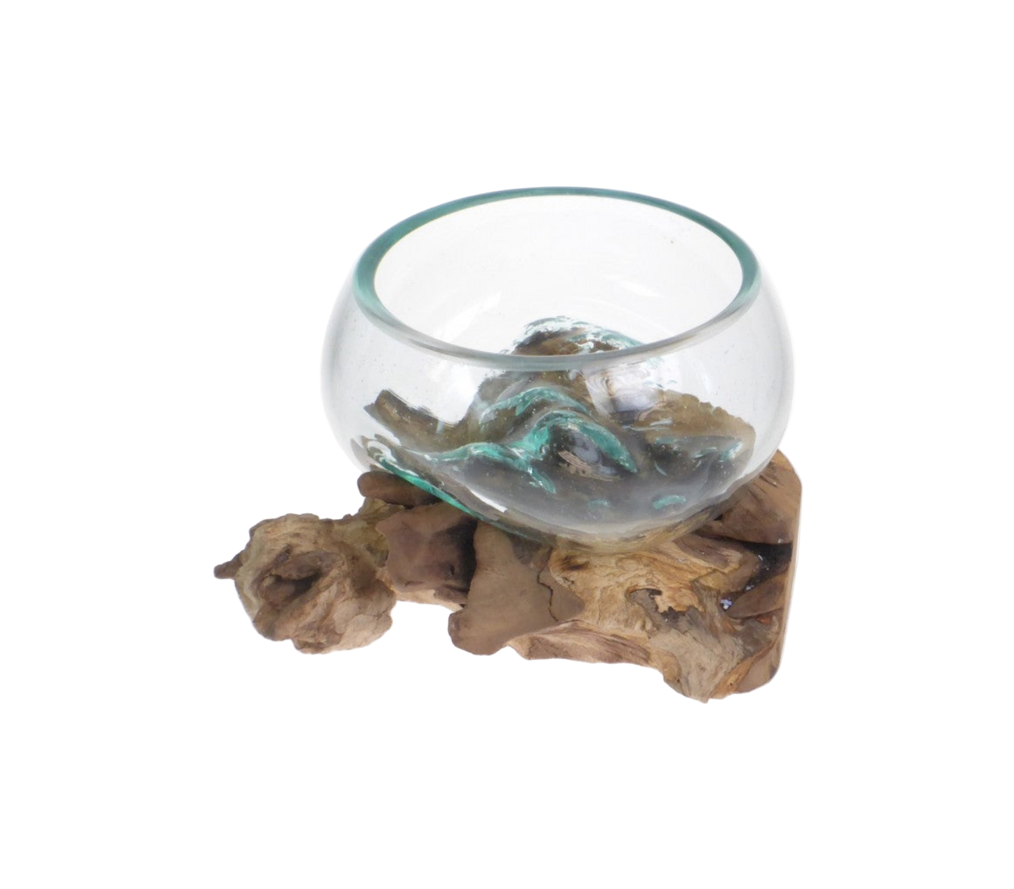 Driftwood Glass Candy Bowl