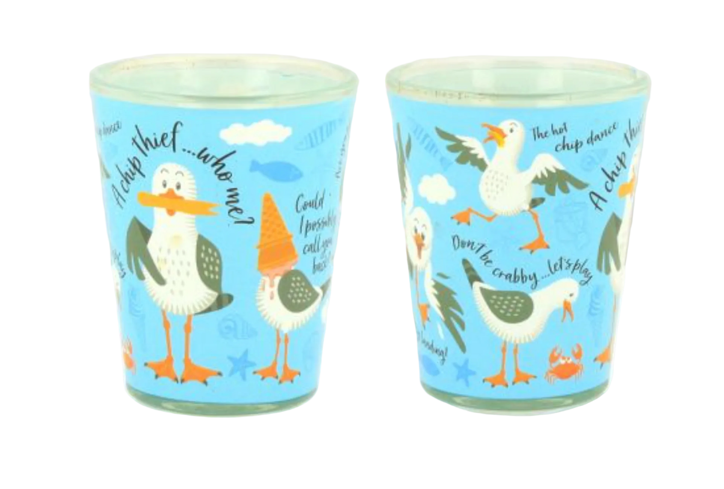 Squawk the Seagull Shot Glass