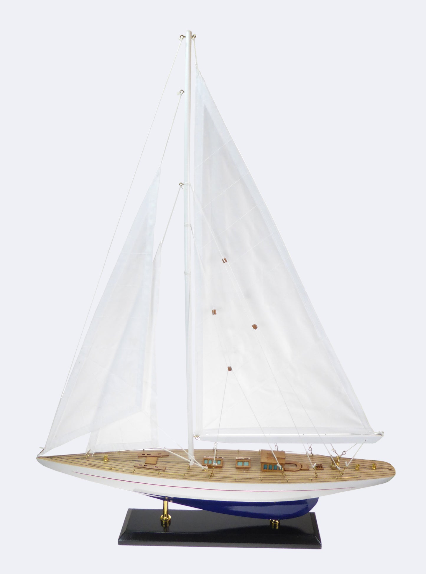 Showpiece Yacht with Fabric Sails