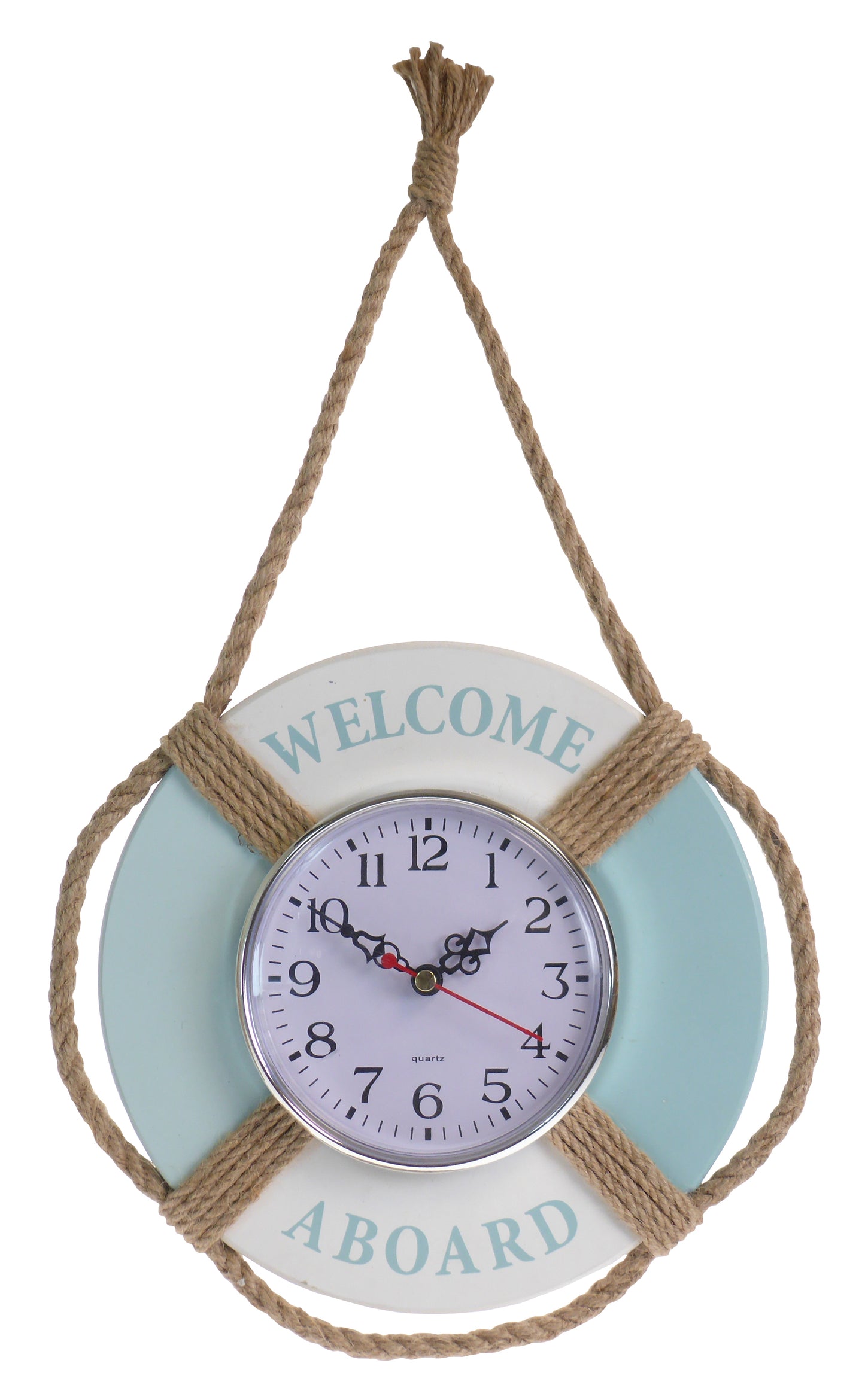 Welcome Aboard Float Clock