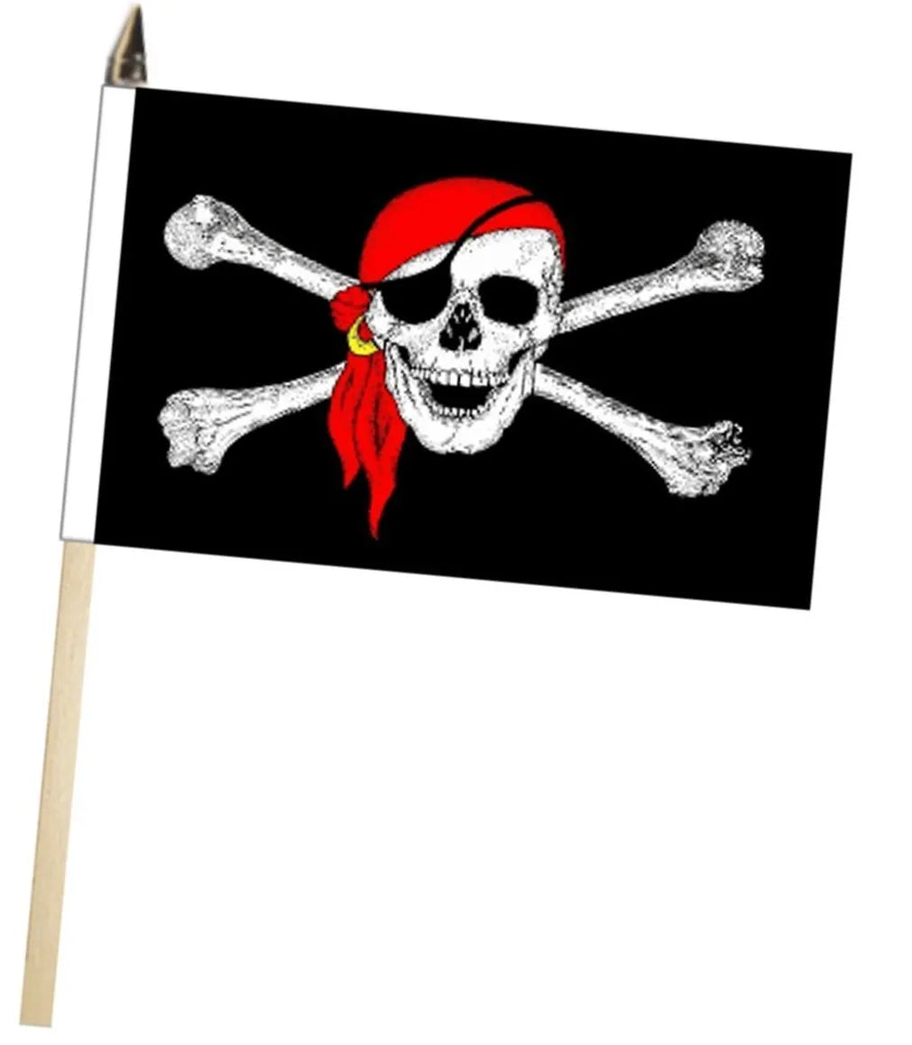 Hand Waving Flag