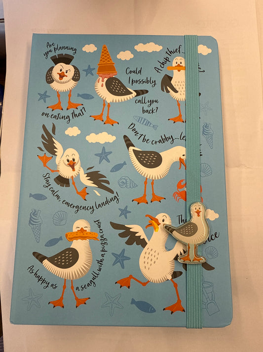 Squawk the Seagull A5 Notebook
