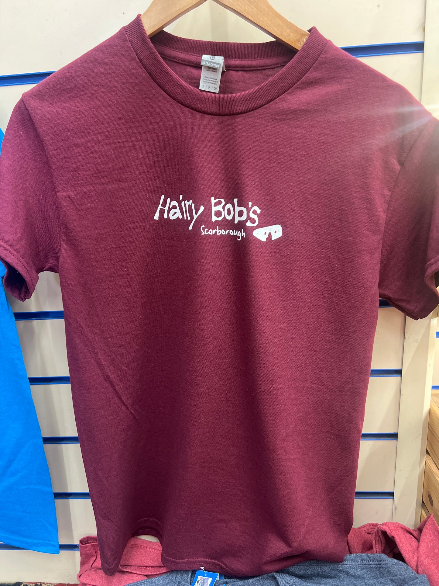 Hairy Bob's T-Shirt ~ Maroon