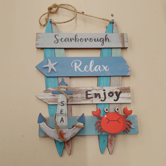 Scarborough relax sign