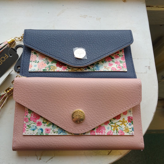 Purse floral pink