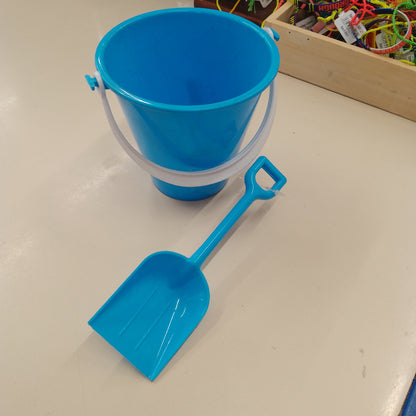 Blue bucket & spade small