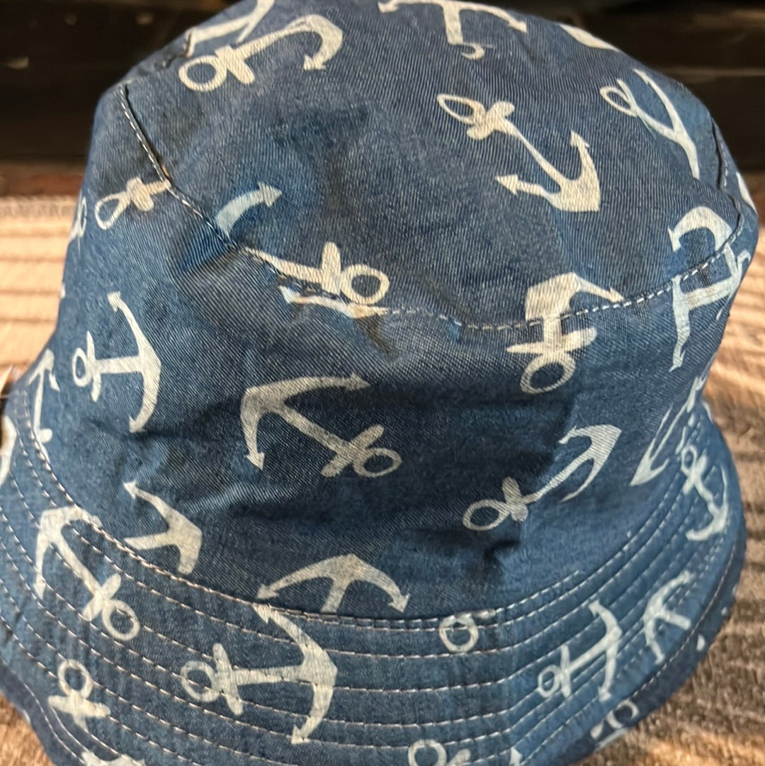 Kids Anchor Bucket Hat