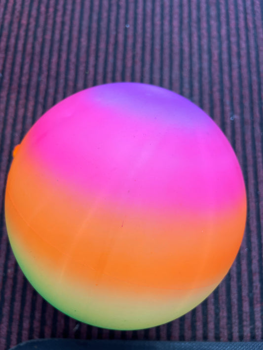 Ball on a Cord - Rainbow
