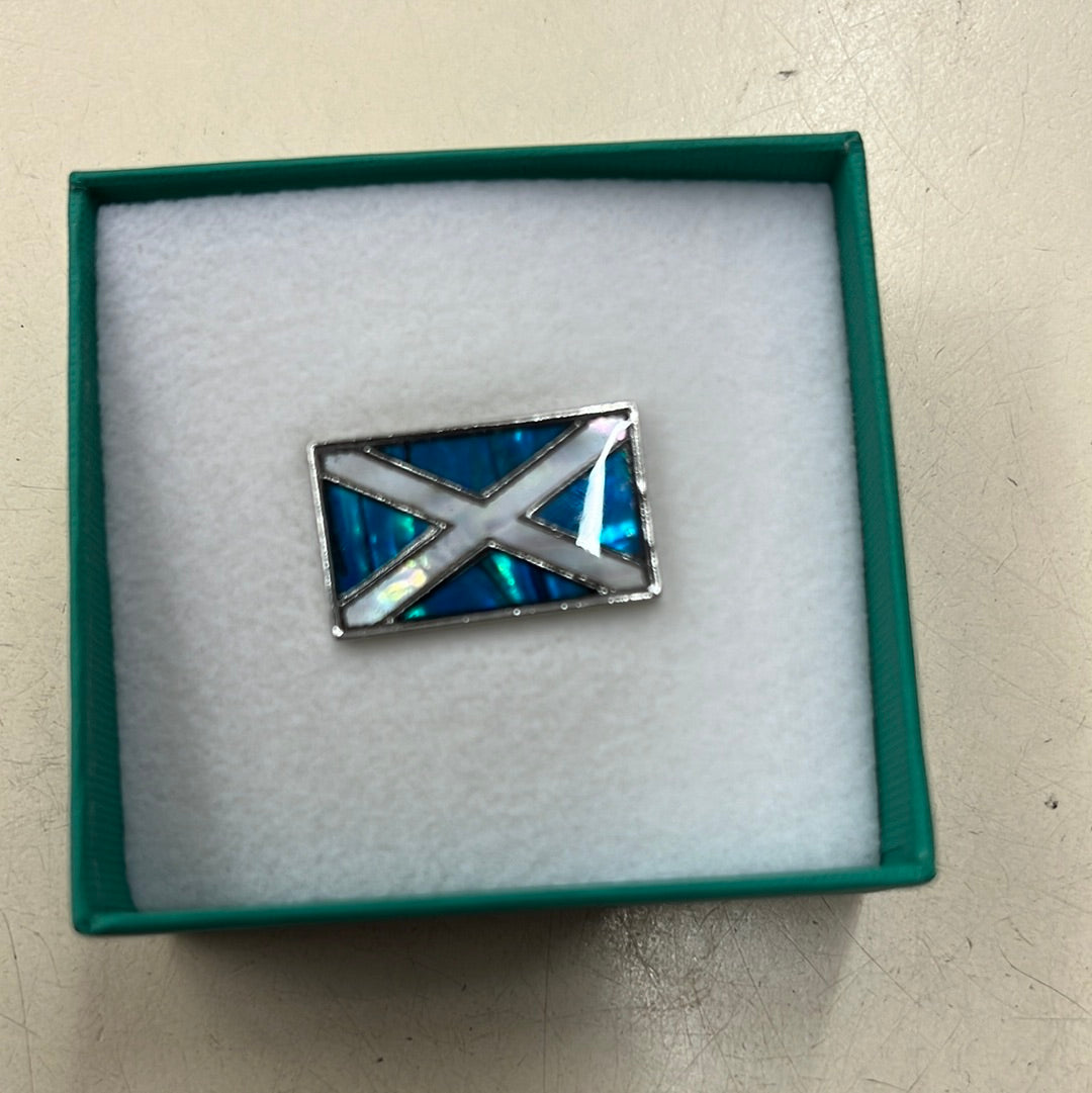 St. Andrew's flag pin badge