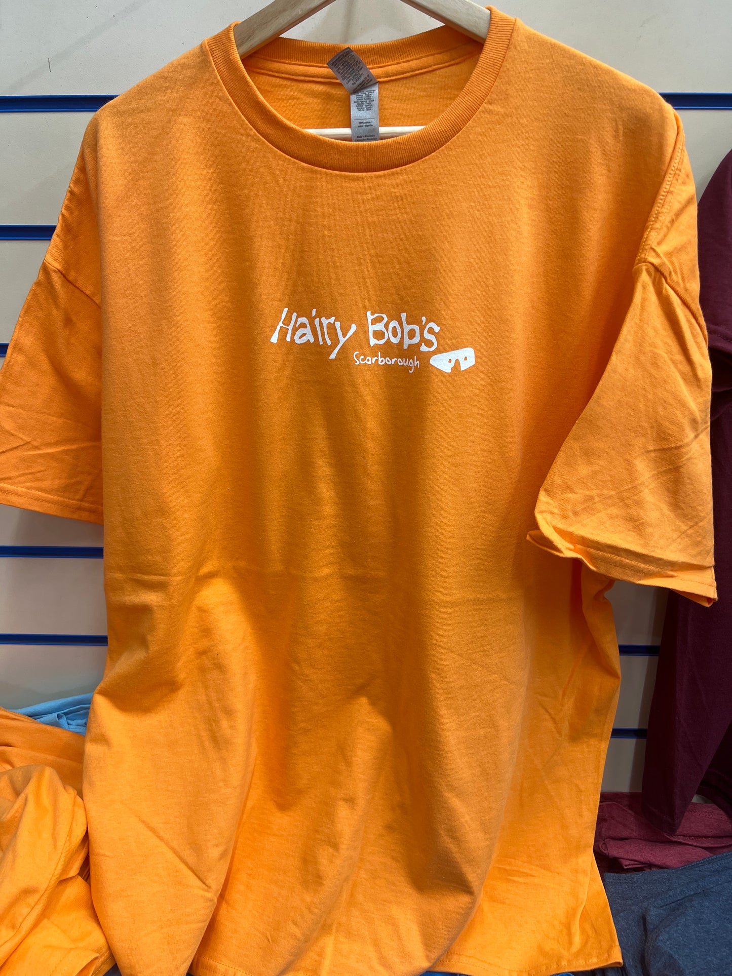 Hairy Bob's T-Shirt ~ Tangerine