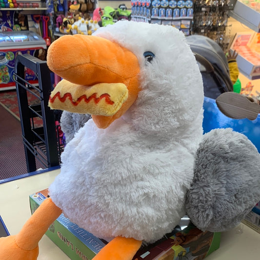 Large Seagull With Chip Plush