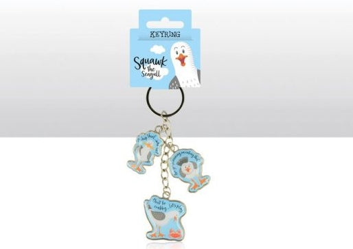 Squawk the Seagull keyring