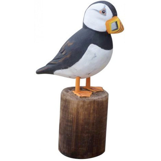 Single Puffin on Stump