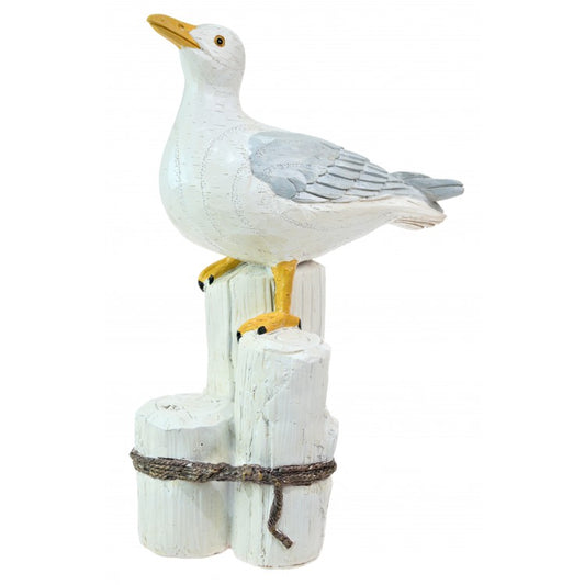 Wood Effect Resin Seagull