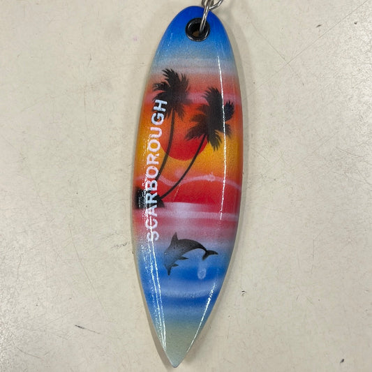 Surfboard keyring