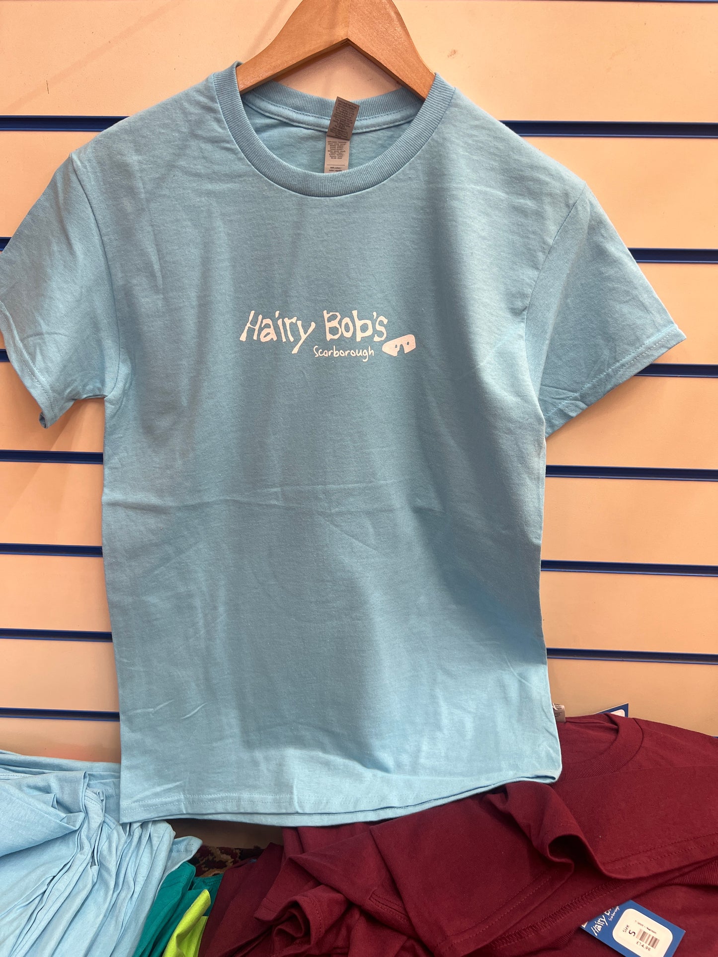 Hairy Bob's T-Shirt ~ Sky Blue