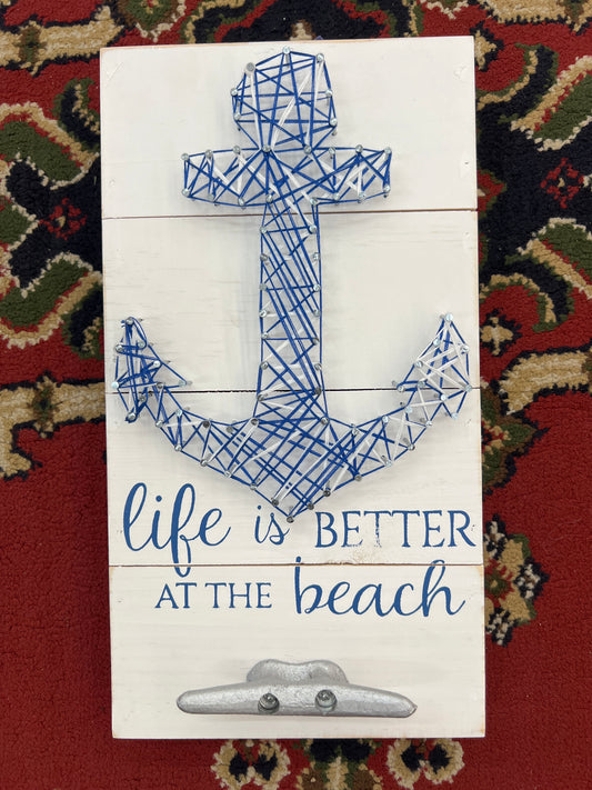 String art hanger Anchor