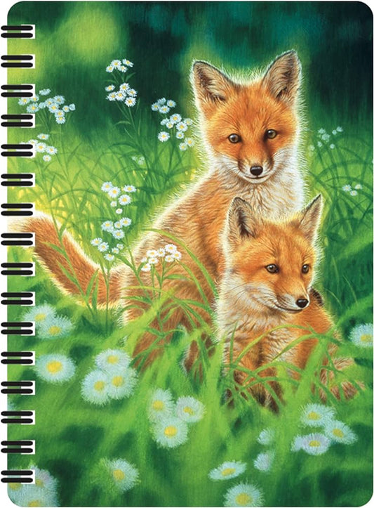 3D Jotter - Spring Foxes