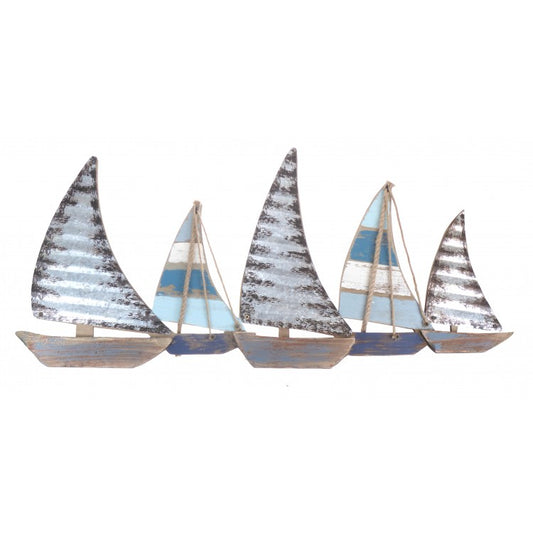 Sailing Boat Metal Wall Art