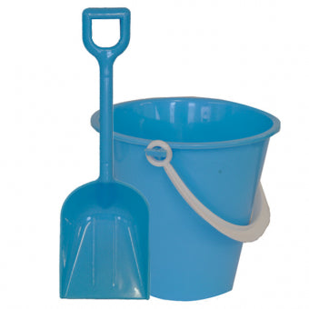 Blue bucket & spade small