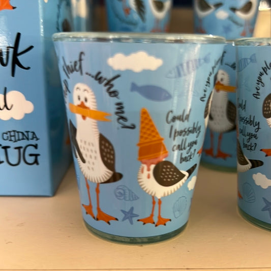 Squawk the Seagull Shot Glass