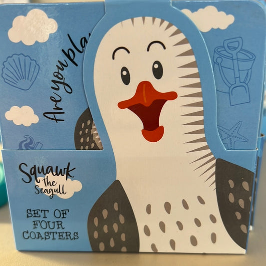 Squawk the Seagull Coasters