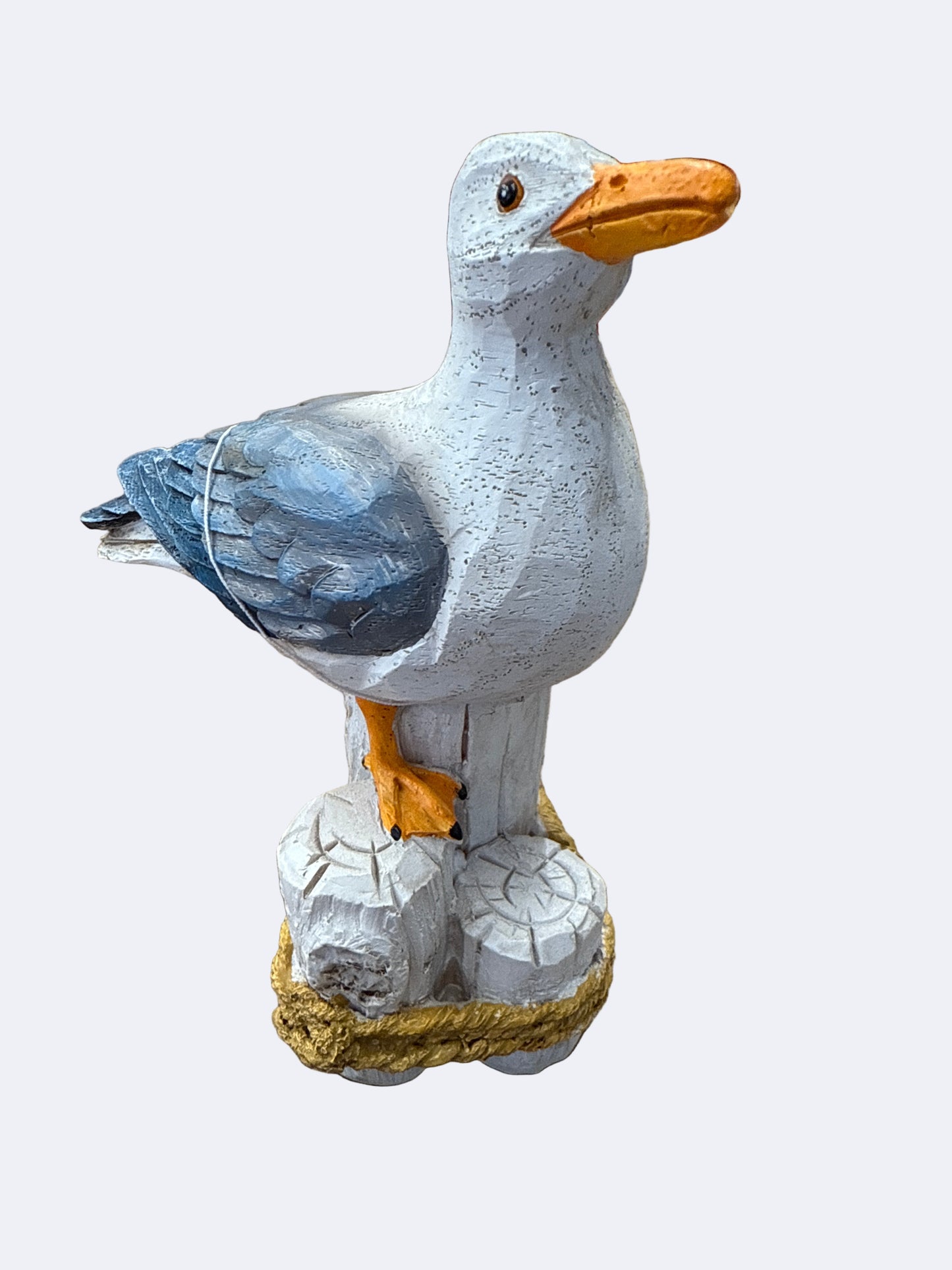 Seagull on Driftwood Stump, 17cm